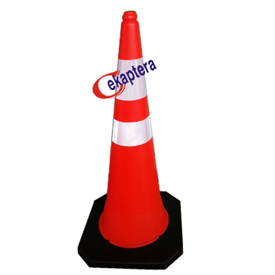 TRAFFIC CONE 1 Meter Rubber Base